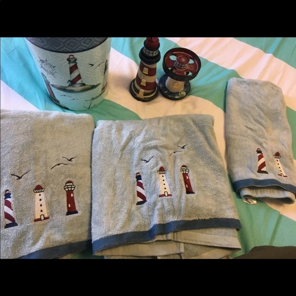 Nautical bathroom set